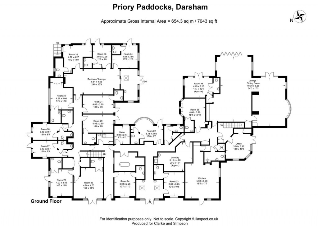 Floorplans For Darsham, Nr Heritage Coast, Suffolk 