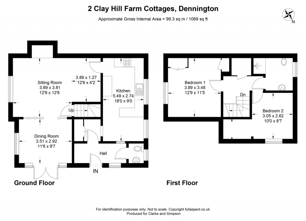 Floorplans For Dennington, Nr Framlingham