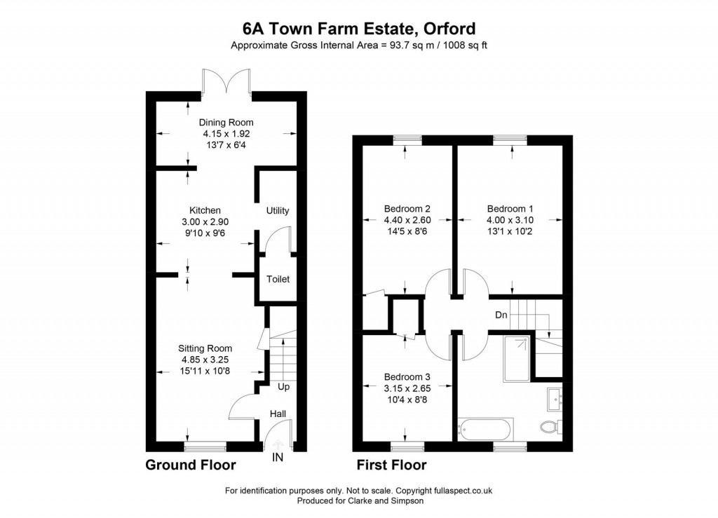 Floorplans For Orford, Suffolk