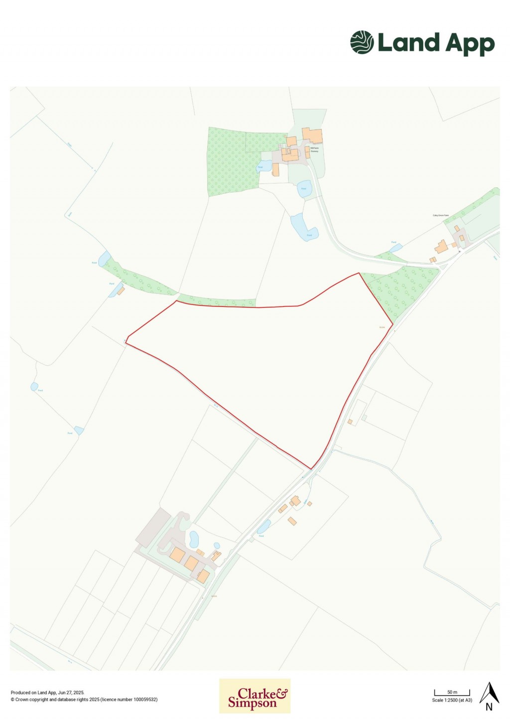Floorplans For 13.57 acres - land at Somersham, Nr Ipswich, Suffolk 
