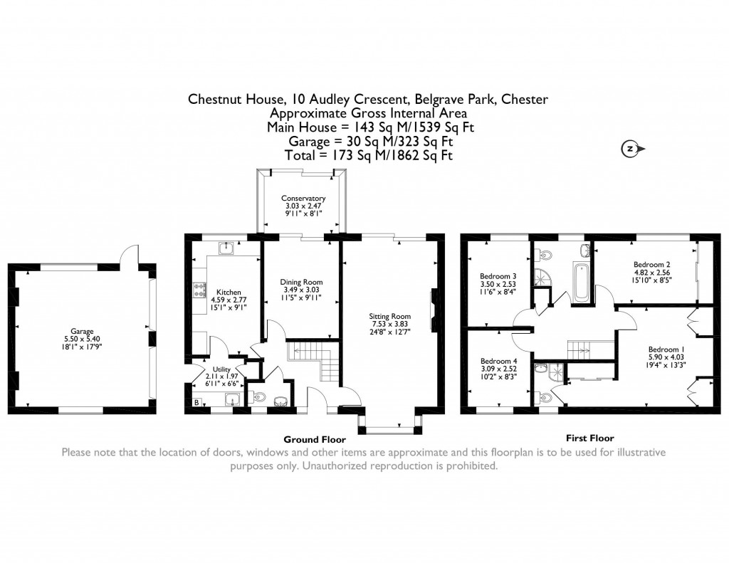 Floorplans For Belgrave Park, Chester