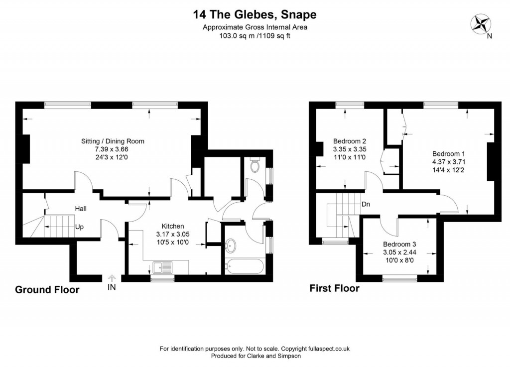Floorplans For Snape, Nr Saxmundham, Suffolk