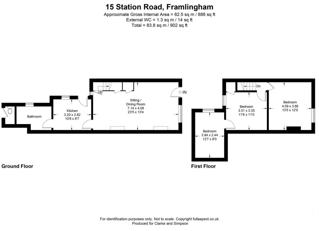 Floorplans For Station Road, Framlingham, Woodbridge, Suffolk, IP13 9EA