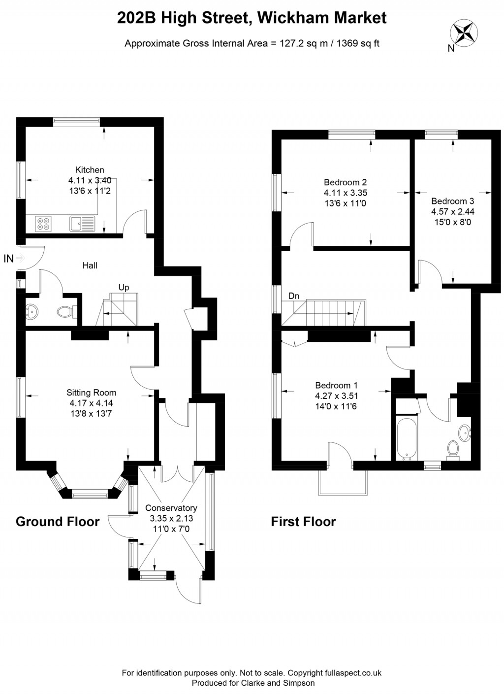 Floorplans For Wickham Market, Nr Woodbridge, Suffolk