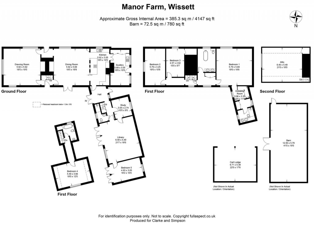 Floorplans For Wissett, Near Halesworth
