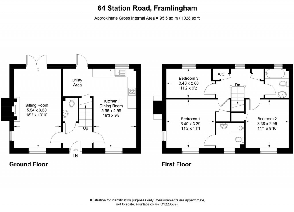 Floorplans For Framlingham, Suffolk