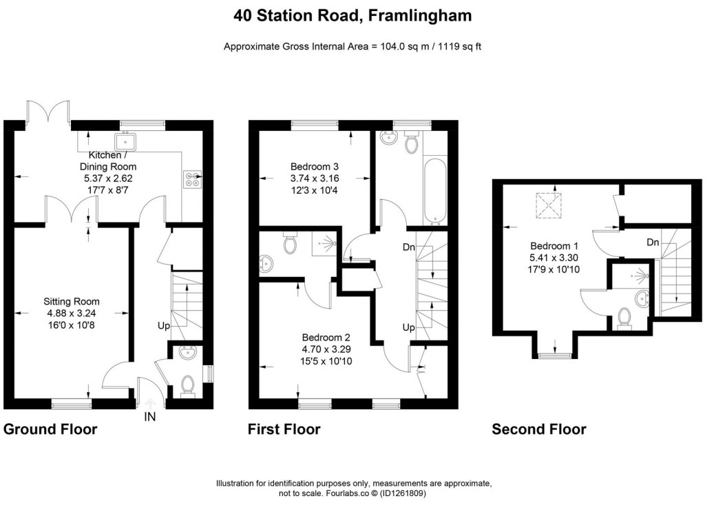 Floorplans For Framlingham, Suffolk