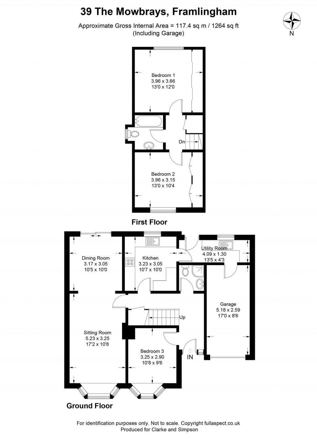 Floorplans For The Mowbrays, Framlingham, Woodbridge, IP13 9DL