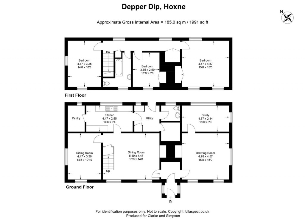 Floorplans For Hoxne,  Near Eye, Suffolk