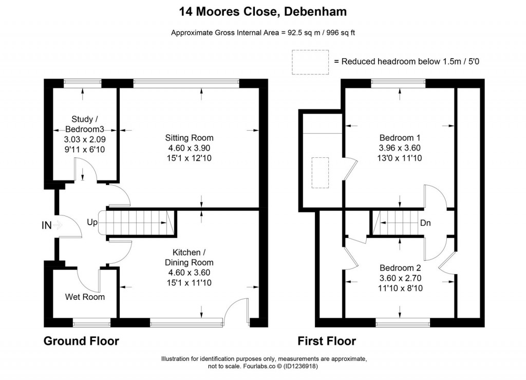 Floorplans For Debenham, Nr Stowmarket, Suffolk