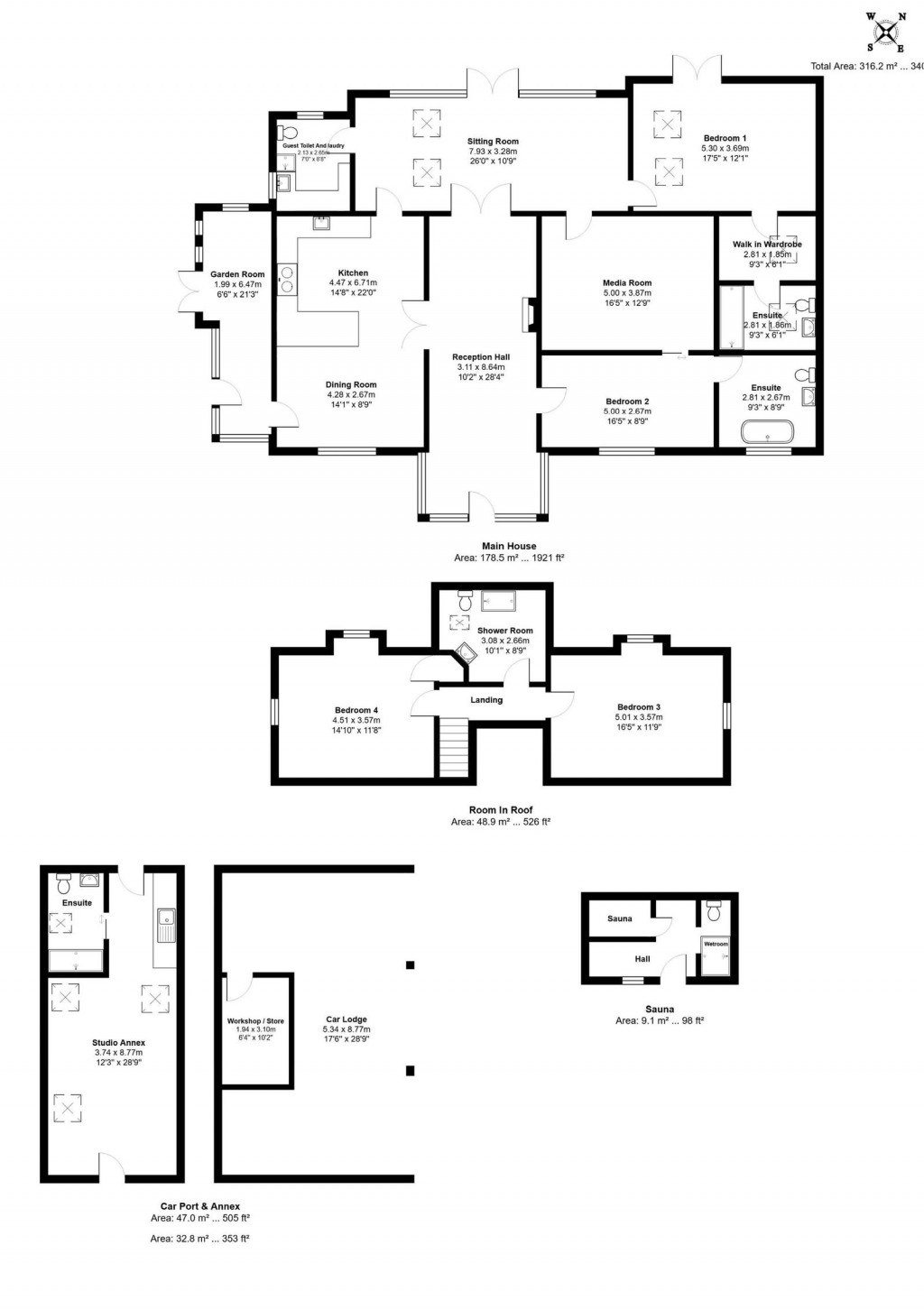 Floorplans For Hollesley, Near Woodbridge, Suffolk