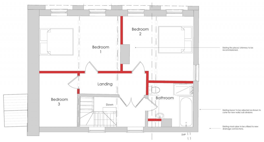Floorplans For Bucklesham, Nr Ipswich, Suffolk