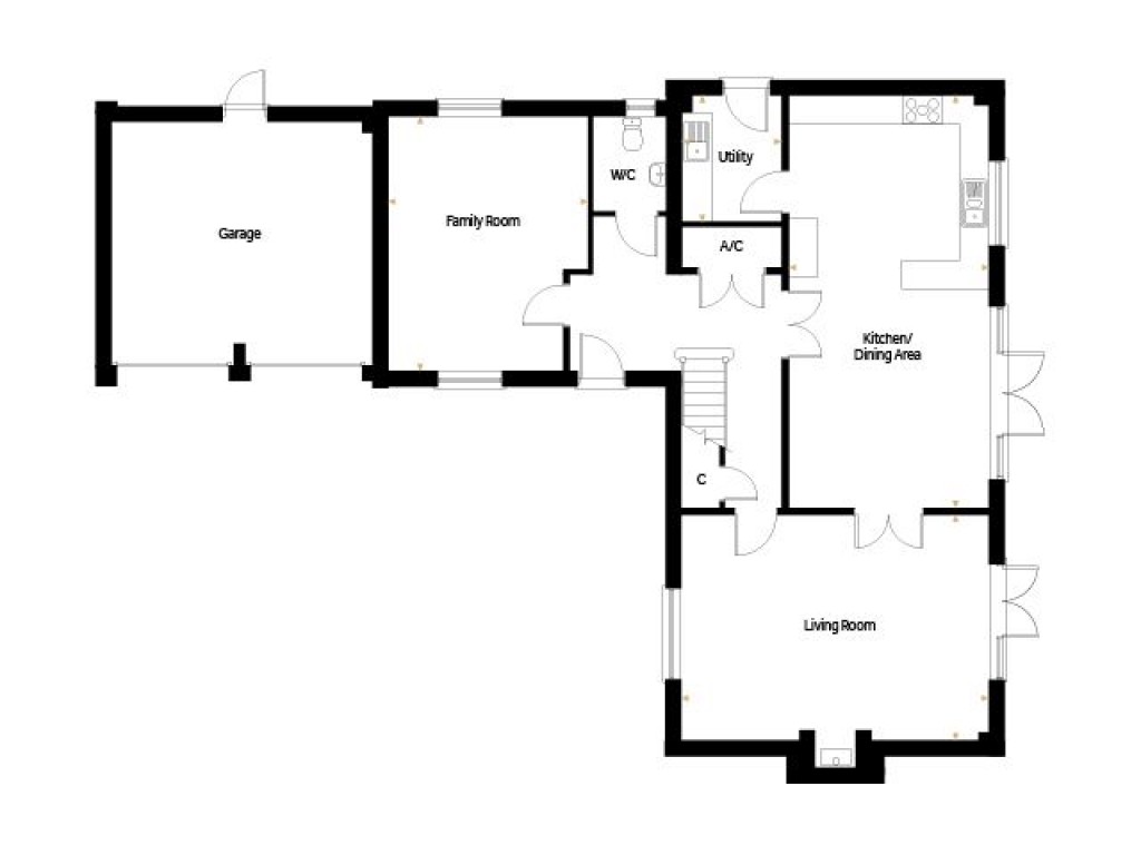 Floorplans For Plot 60 - The Sparrowhawk, Oak Grove, Eyke, Nr Woodbridge, Suffolk