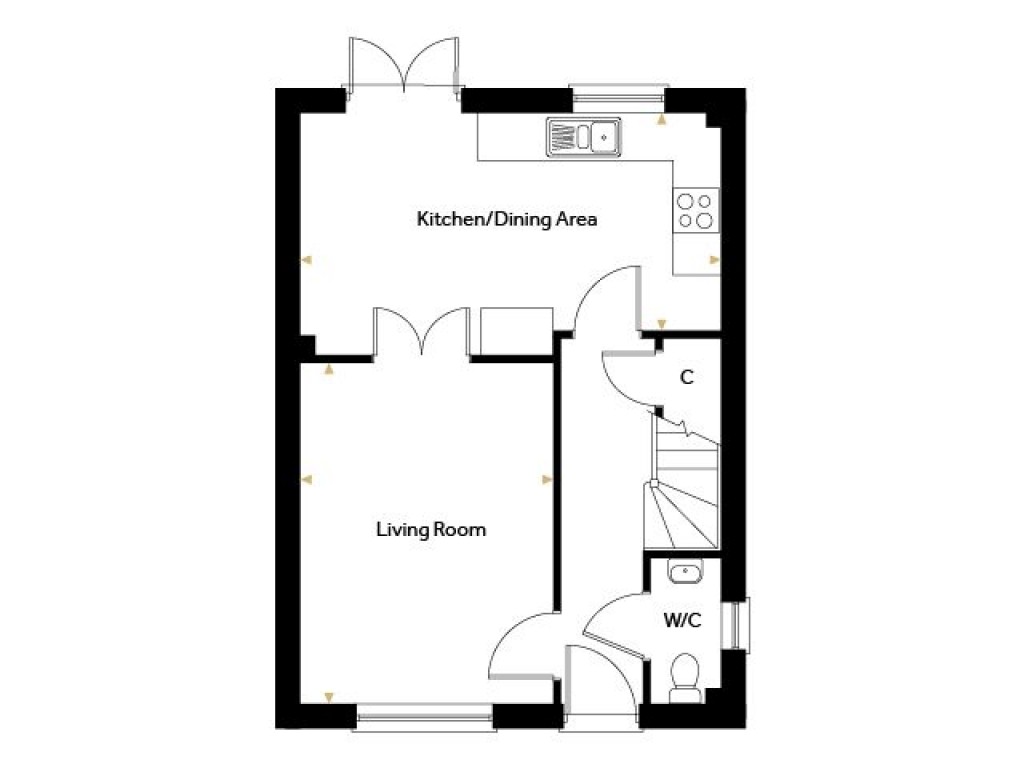 Floorplans For Plot 26 - The Redwing, Oak Grove, Eyke, Nr Woodbridge, Suffolk