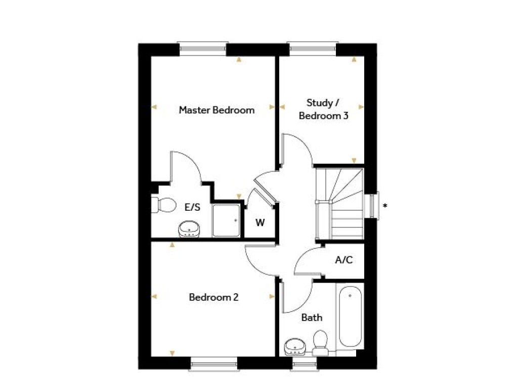 Floorplans For Plot 26 - The Redwing, Oak Grove, Eyke, Nr Woodbridge, Suffolk