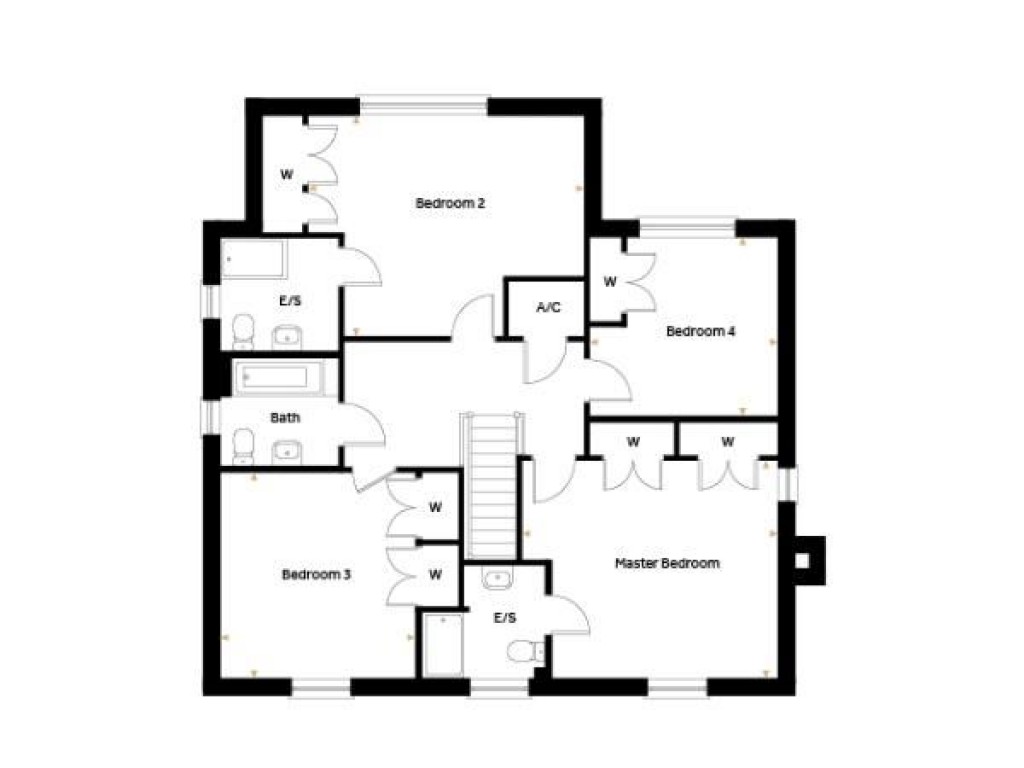 Floorplans For Plot 59 - The Robin, Oak Grove, Eyke, Nr Woodbridge, Suffolk