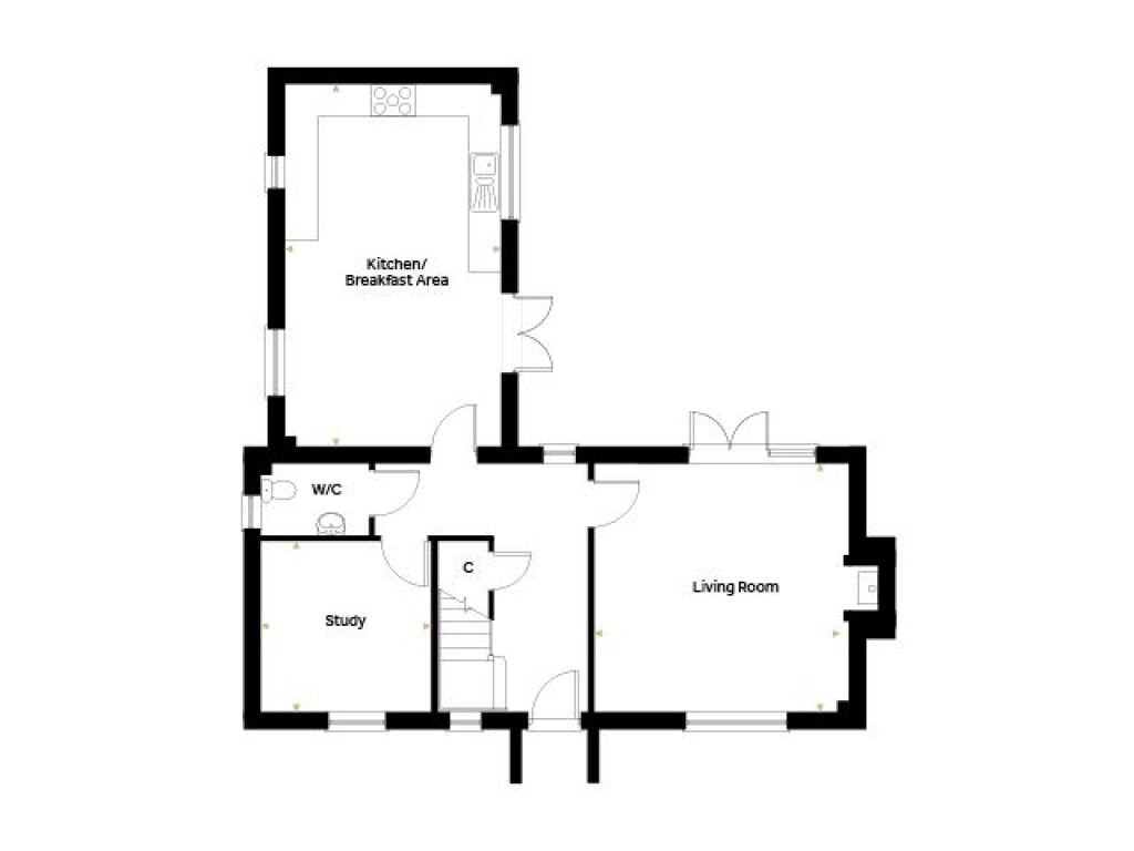 Floorplans For Plot 64 - The Sandpiper, Oak Grove, Eyke, Nr Woodbridge, Suffolk