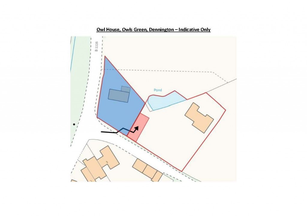 Floorplans For Owls Green, Between Laxfield and Framlingham, Suffolk 