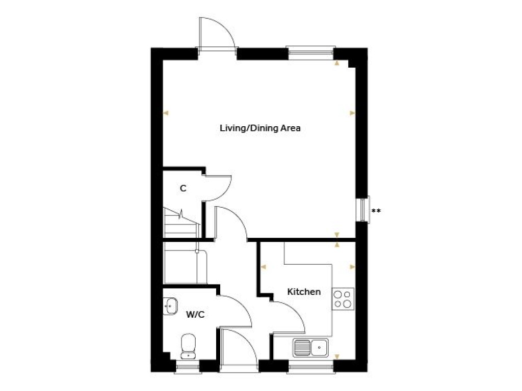 Floorplans For Plot 9 - The Eider, Oak Grove, Eyke, Nr Woodbridge, Suffolk