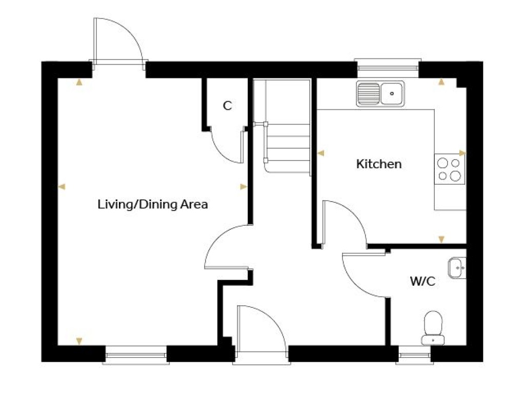 Floorplans For Plot 10 - The Shelduck, Oak Grove, Eyke, Nr Woodbridge, Suffolk