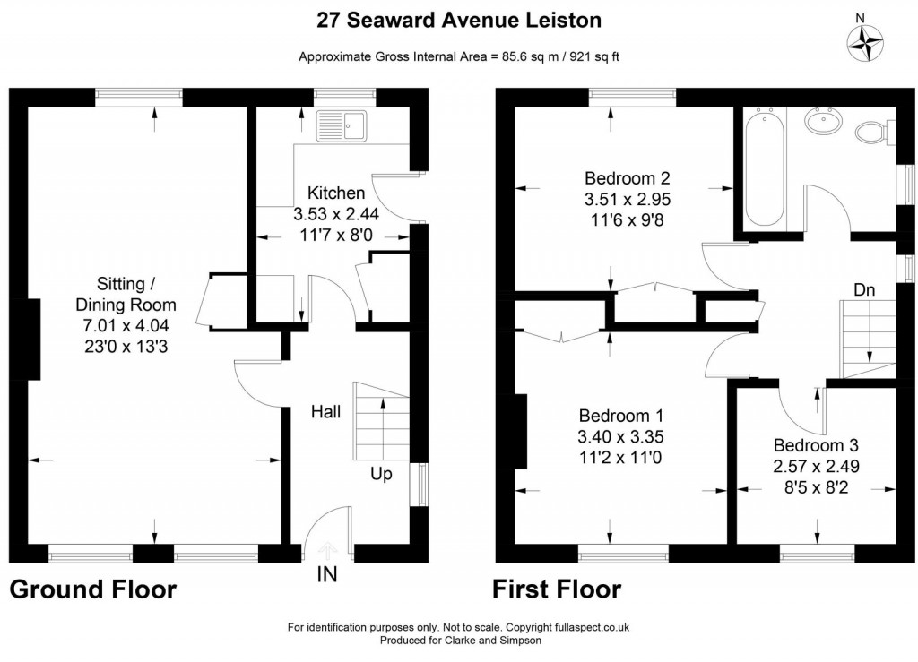 Floorplans For Leiston, Suffolk