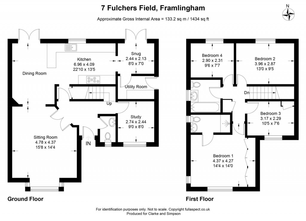 Floorplans For Fulchers Field, Framlingham, Woodbridge, IP13 9HT