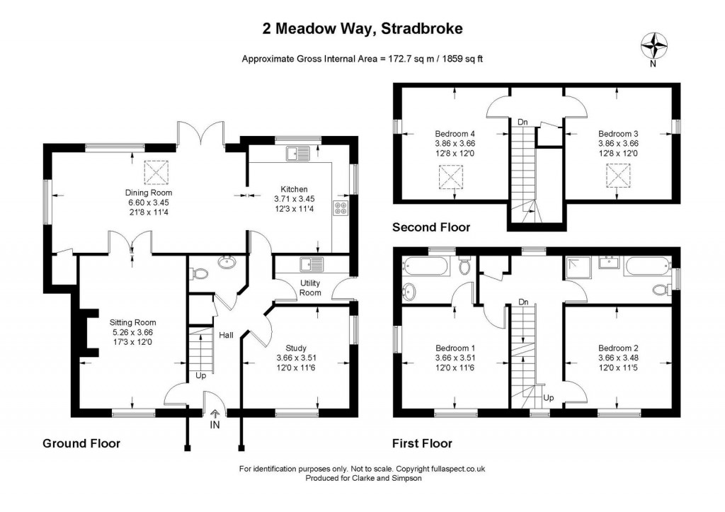 Floorplans For Stradbroke, Nr Eye, Suffolk
