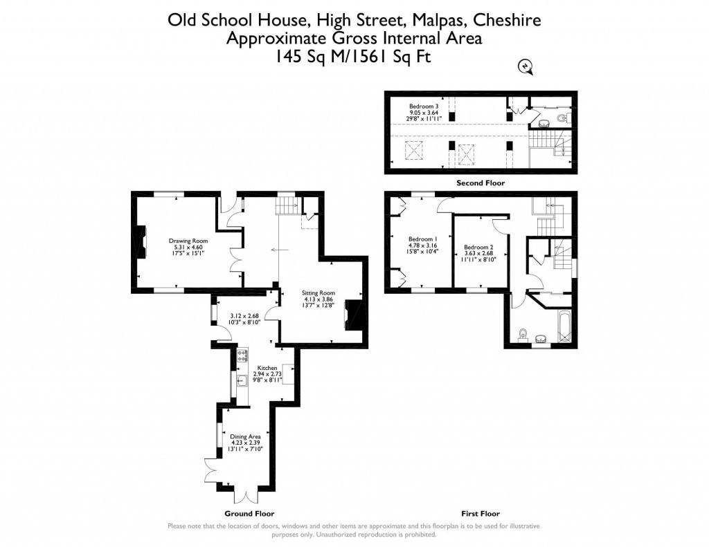 Floorplans For Malpas, Cheshire