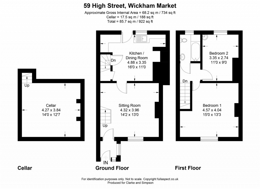 Floorplans For Wickham Market, Nr Woodbridge, Suffolk