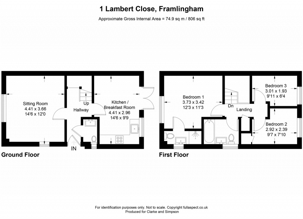 Floorplans For Framlingham, Suffolk