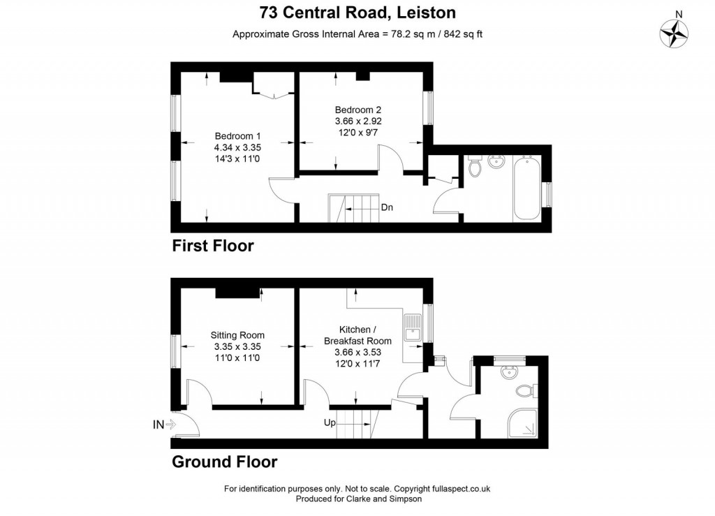 Floorplans For Leiston, Suffolk
