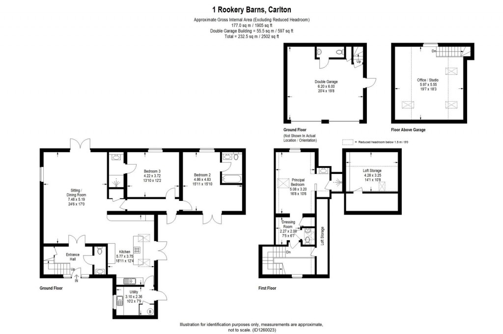 Floorplans For Carlton Park, Nr Saxmundham, Suffolk