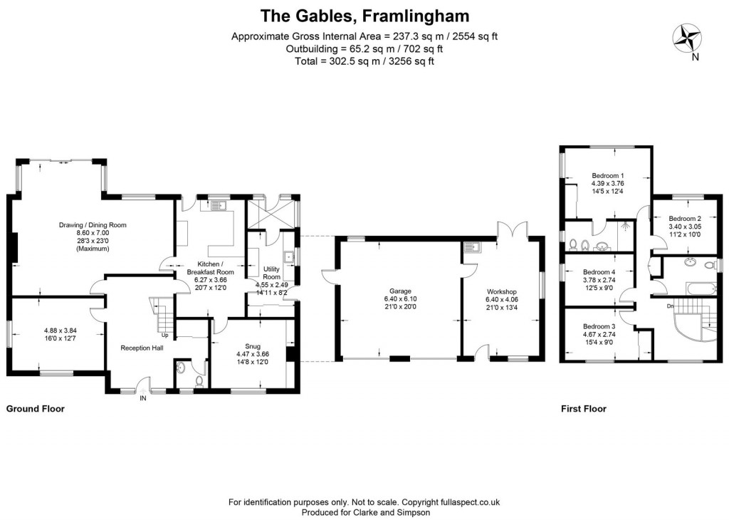 Floorplans For Framlingham, Suffolk
