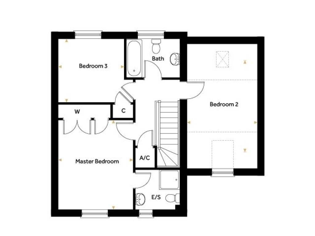 Floorplans For Plot 63 - The Brambling, Oak Grove, Eyke, Nr Woodbridge, Suffolk
