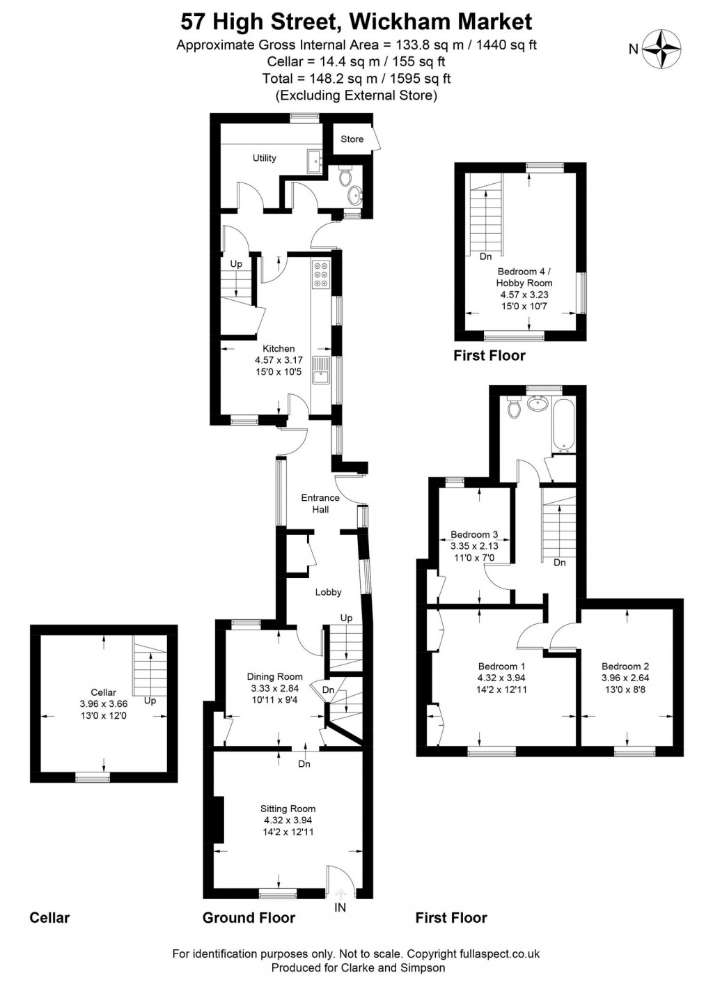 Floorplans For Wickham Market, Suffolk