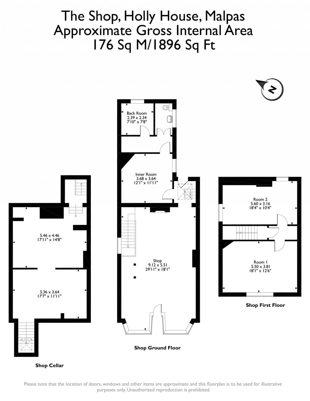Floorplans For Church Street, Malpas