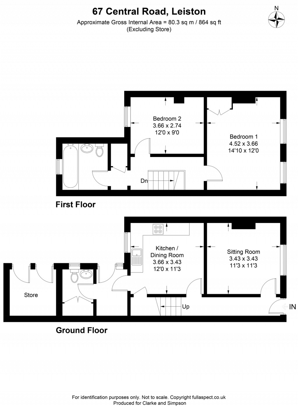 Floorplans For Leiston, Suffolk
