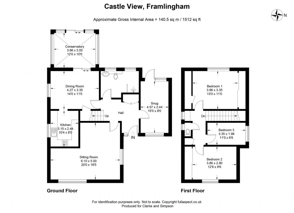 Floorplans For Framlingham, Suffolk