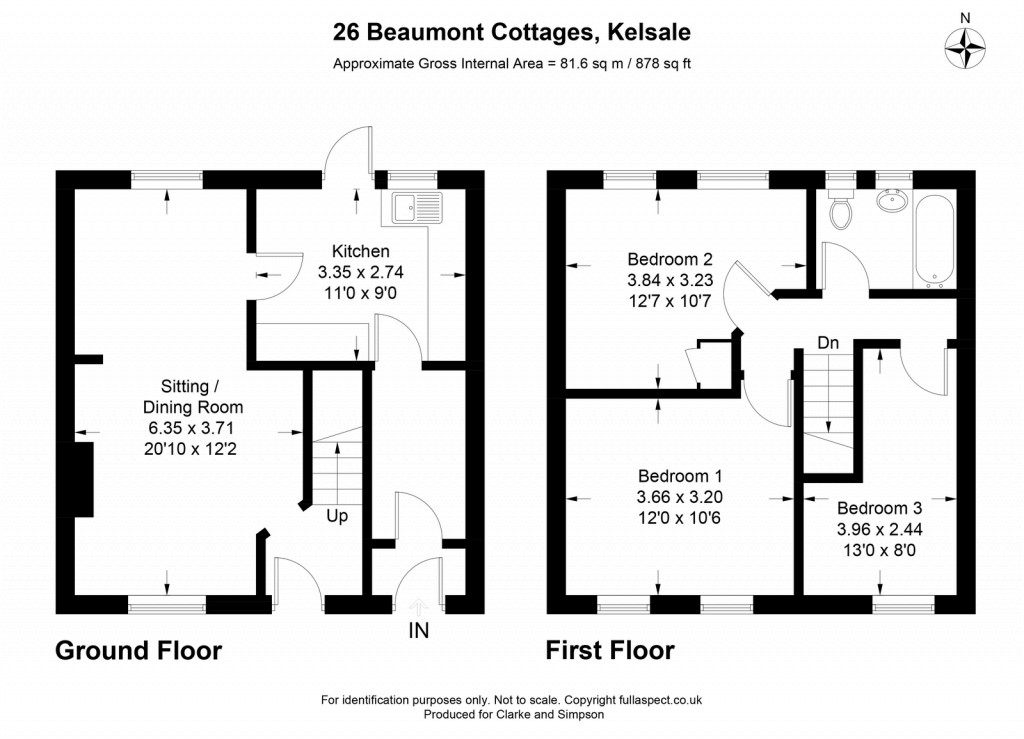 Floorplans For Kelsale, Nr Saxmundham, Suffolk