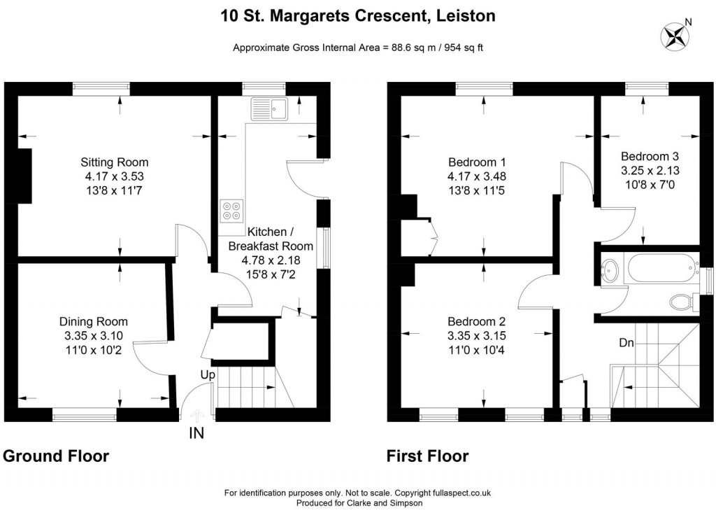 Floorplans For Leiston, Suffolk