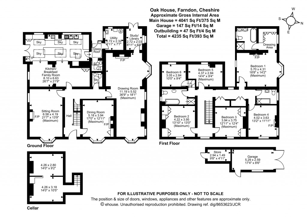 Floorplans For Farndon, Cheshire