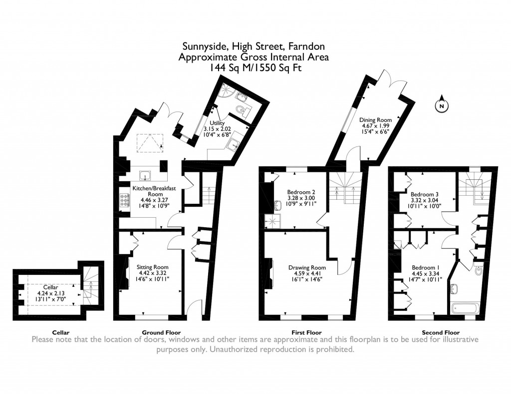 Floorplans For Farndon, Cheshire