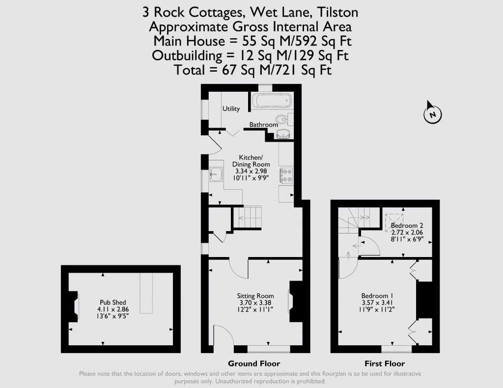 Floorplans For Tilston, Cheshire