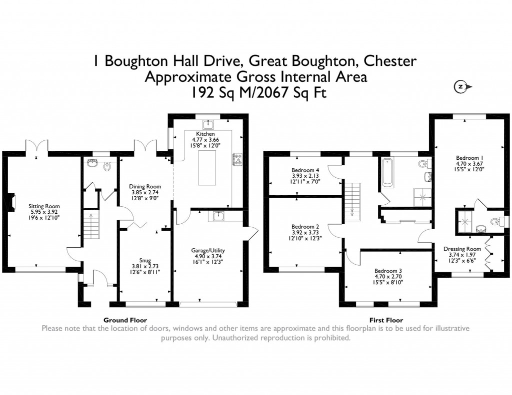 Floorplans For Great Boughton, Chester