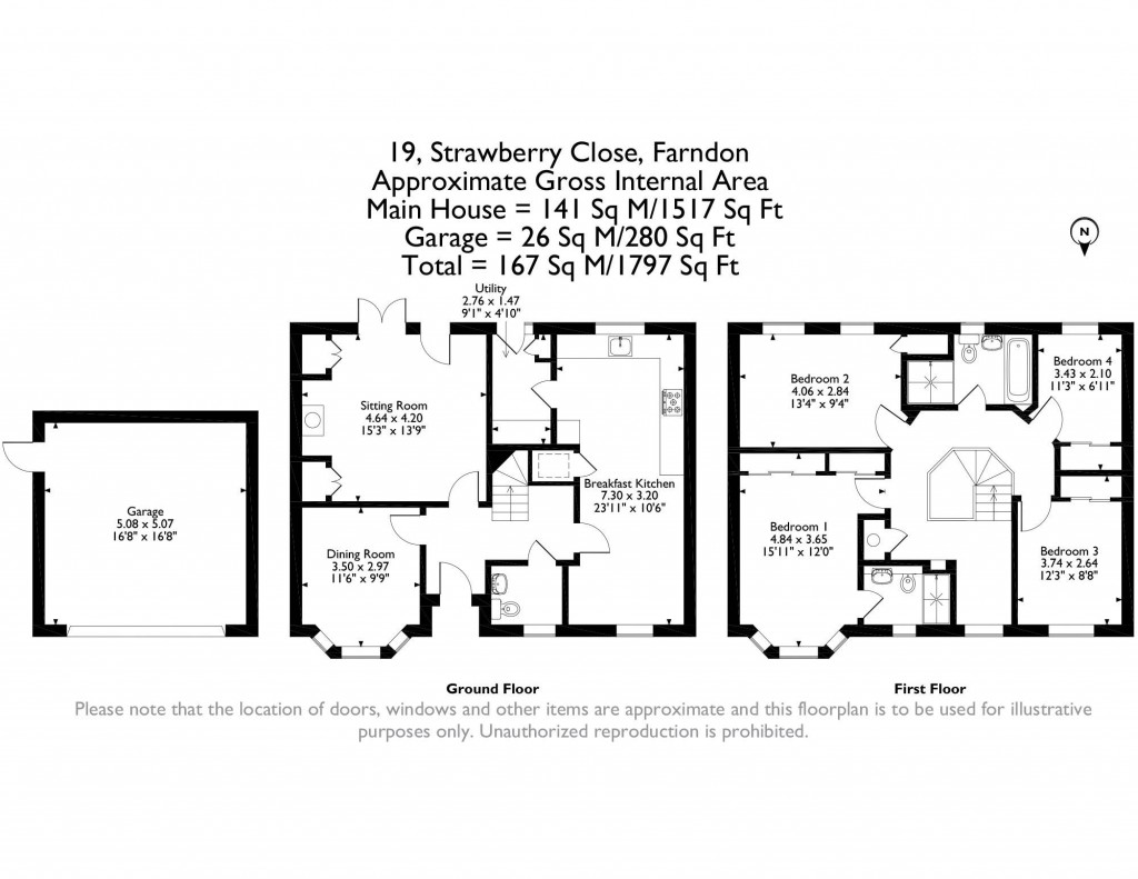 Floorplans For Farndon, Cheshire