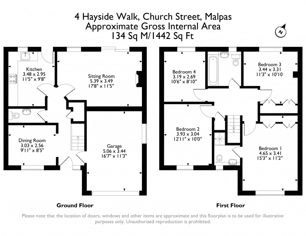 Floorplans For Malpas, Cheshire