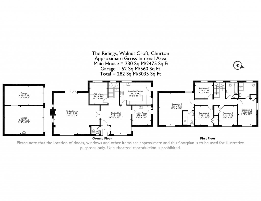 Floorplans For Churton, Cheshire