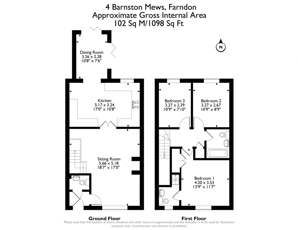 Floorplans For Farndon, Cheshire