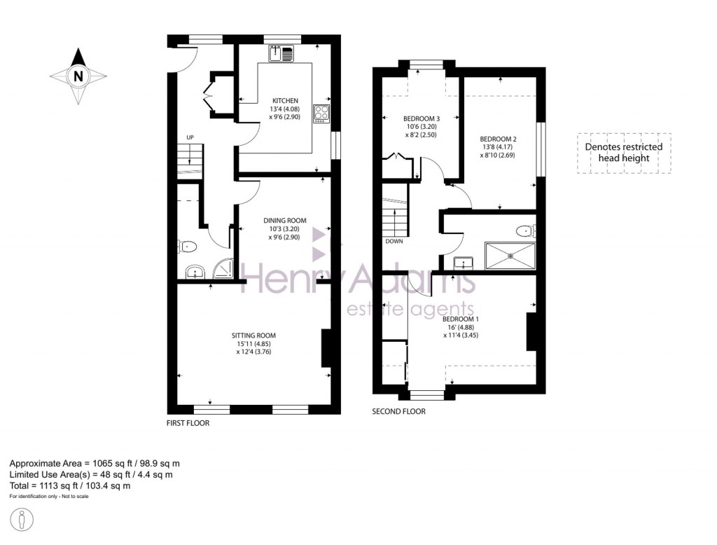 Floorplans For Chapel Street, Chichester, PO19