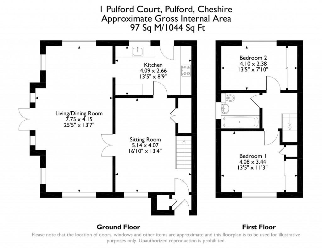 Floorplans For Pulford, Cheshire